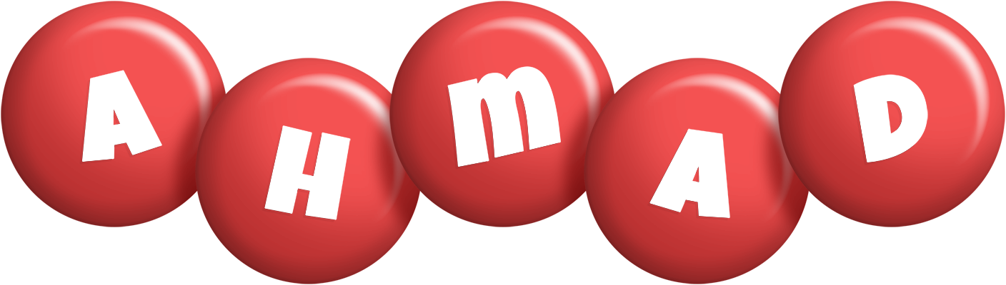 Ahmad candy-red logo