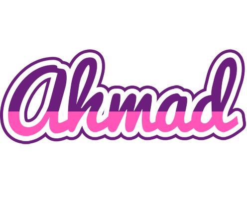 Ahmad cheerful logo