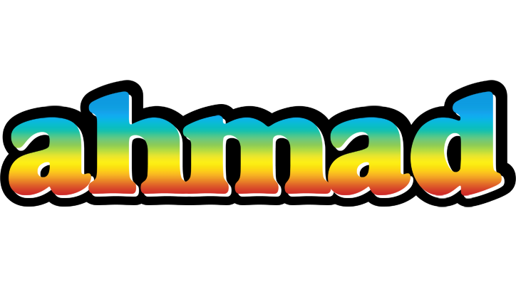 Ahmad color logo