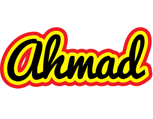 Ahmad flaming logo