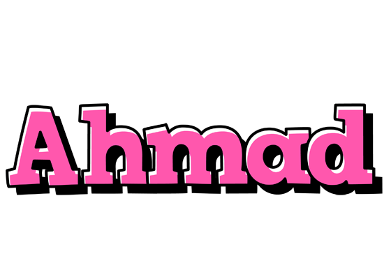 Ahmad girlish logo