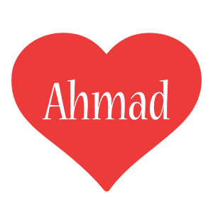 Ahmad love logo