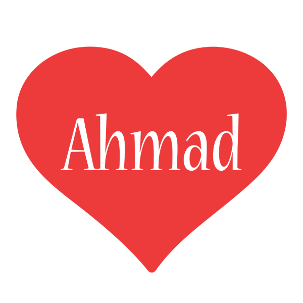 Ahmad love logo