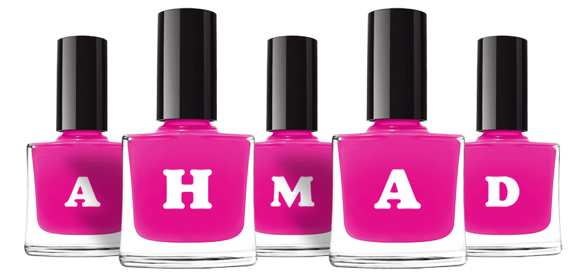 Ahmad nails logo
