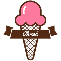 Ahmad premium logo