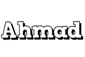 Ahmad snowing logo