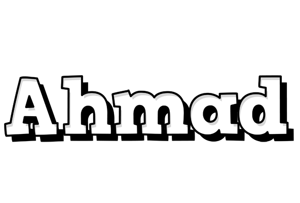 Ahmad snowing logo