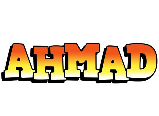 Ahmad sunset logo