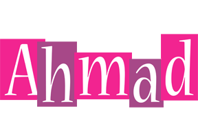 Ahmad whine logo