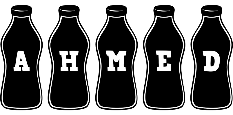 Ahmed bottle logo