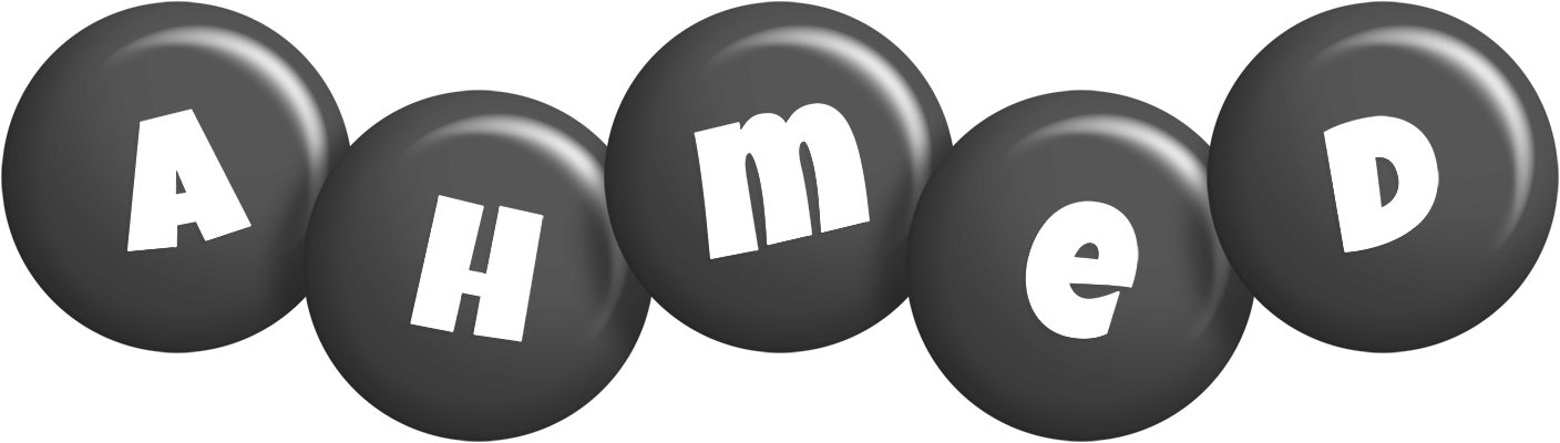 Ahmed candy-black logo