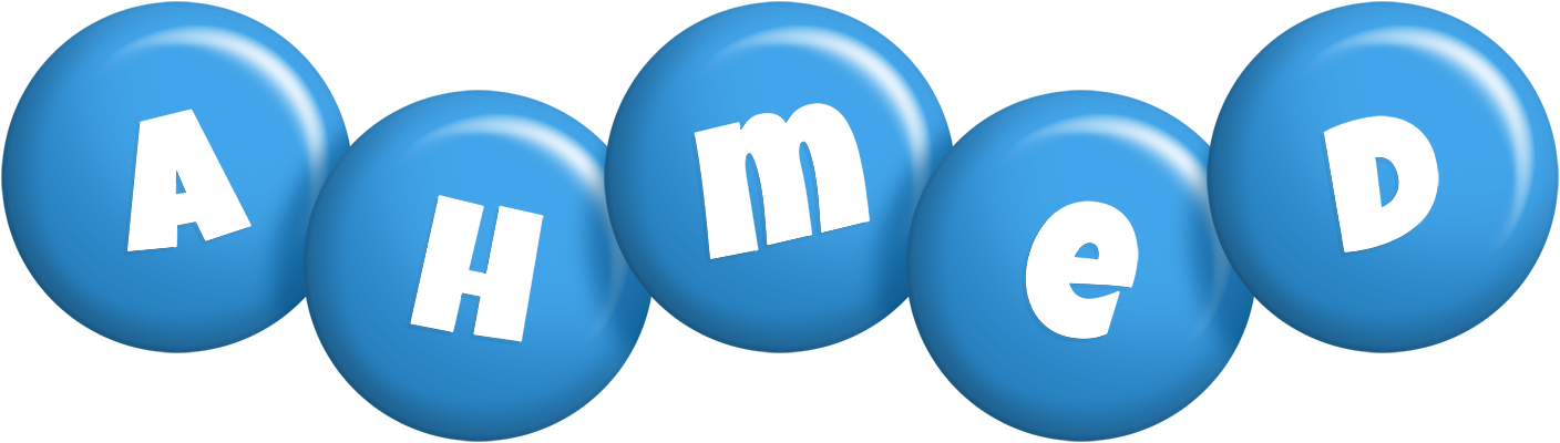 Ahmed candy-blue logo