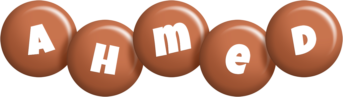Ahmed candy-brown logo