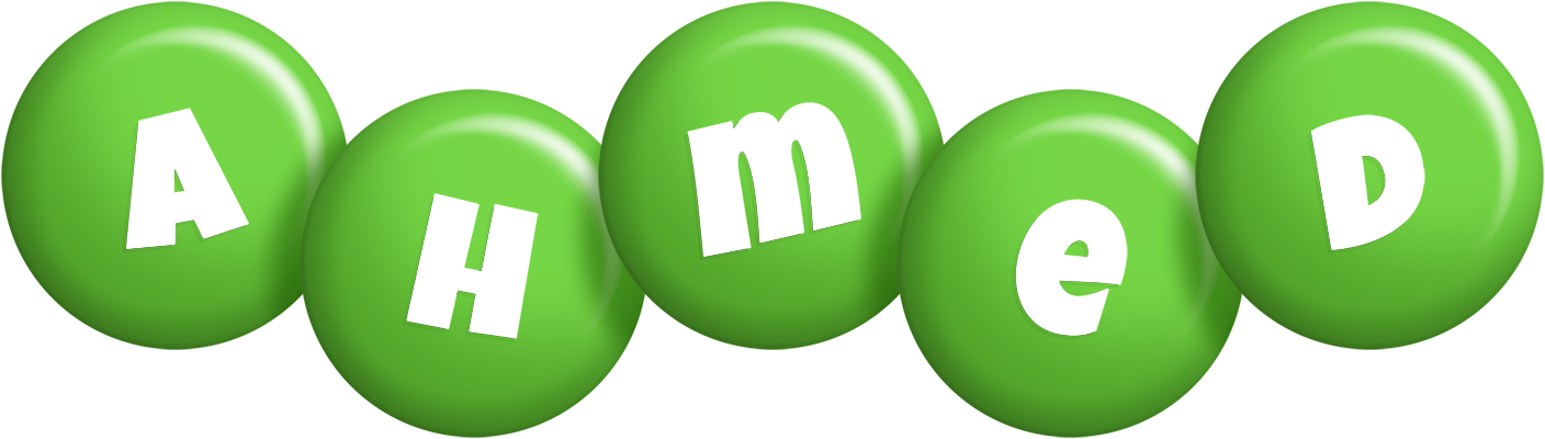 Ahmed candy-green logo