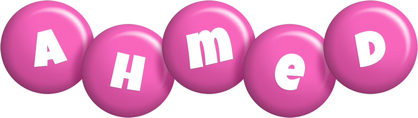 Ahmed candy-pink logo