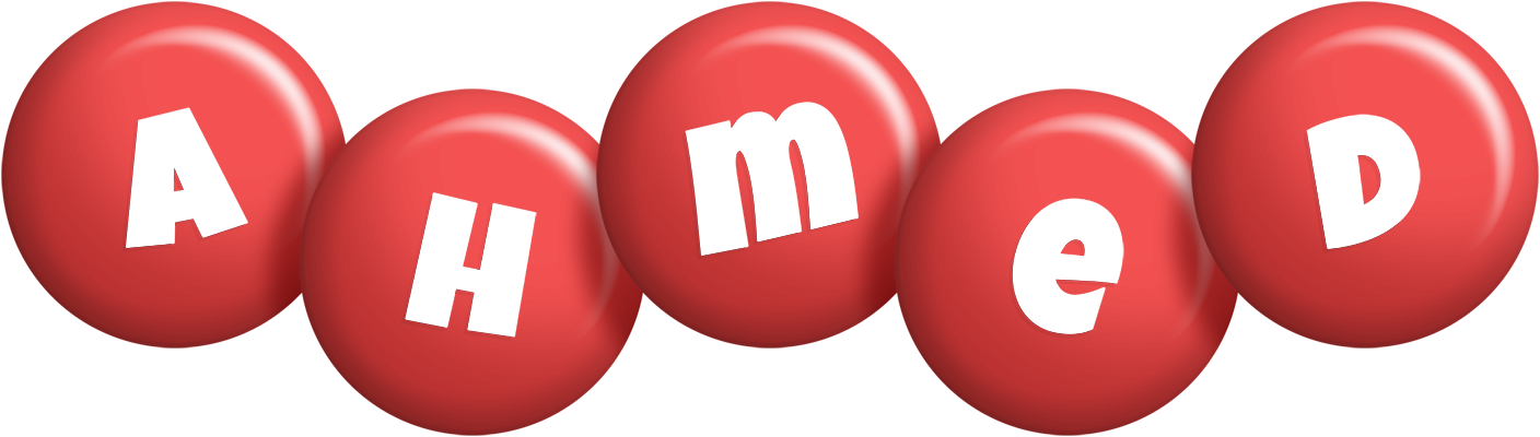 Ahmed candy-red logo