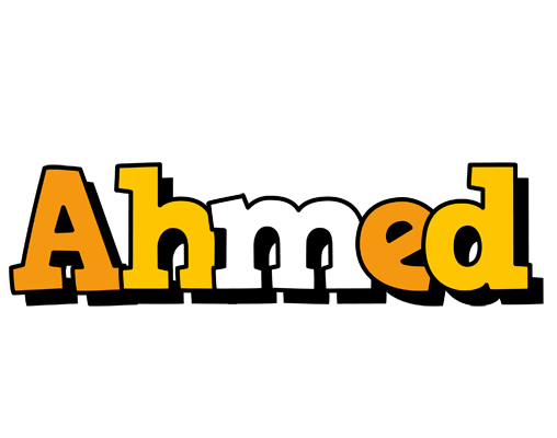 Ahmed cartoon logo