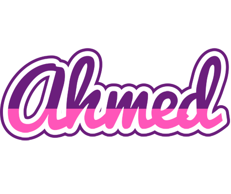 Ahmed cheerful logo