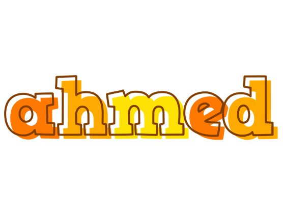 Ahmed desert logo