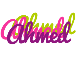 Ahmed flowers logo