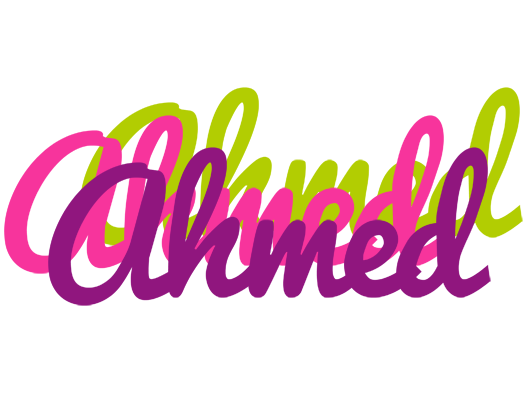 Ahmed flowers logo