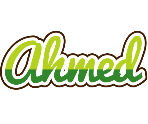 Ahmed golfing logo