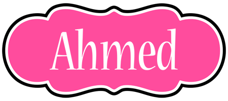 Ahmed invitation logo