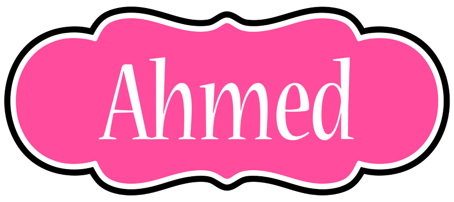 Ahmed invitation logo
