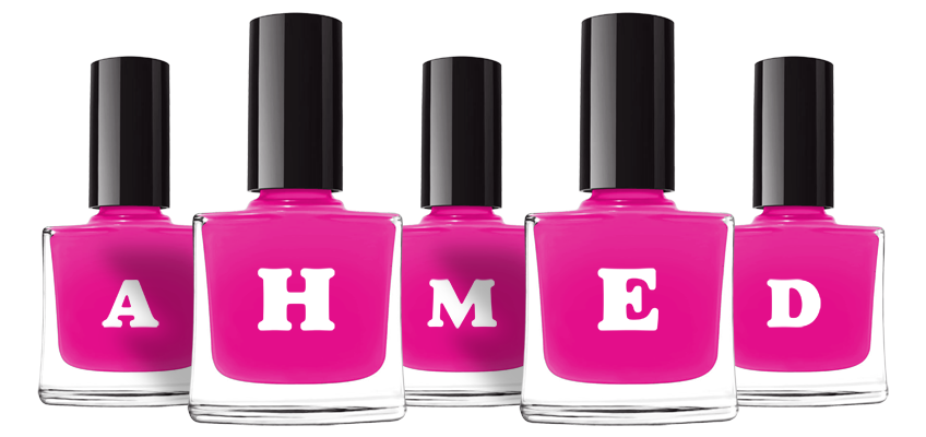 Ahmed nails logo
