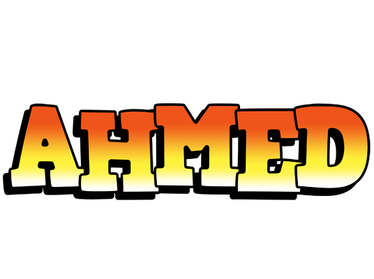 Ahmed sunset logo
