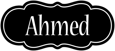 Ahmed welcome logo