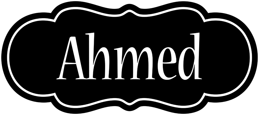 Ahmed welcome logo