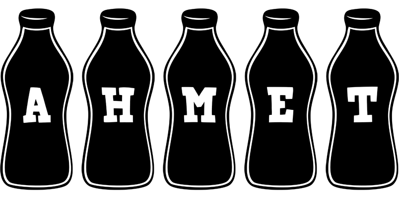 Ahmet bottle logo