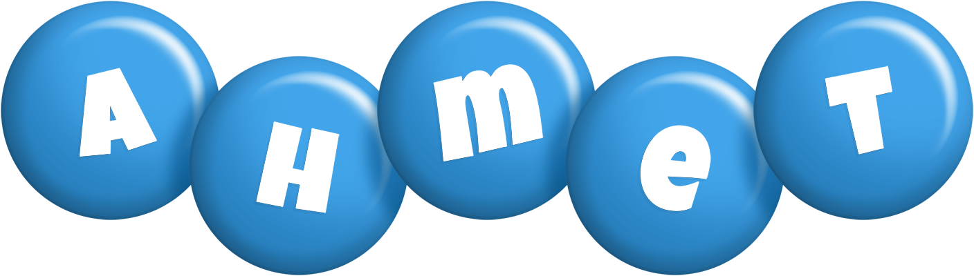 Ahmet candy-blue logo