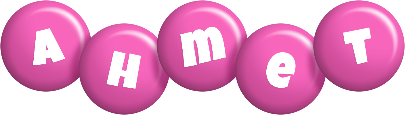 Ahmet candy-pink logo