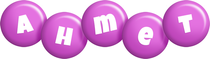 Ahmet candy-purple logo