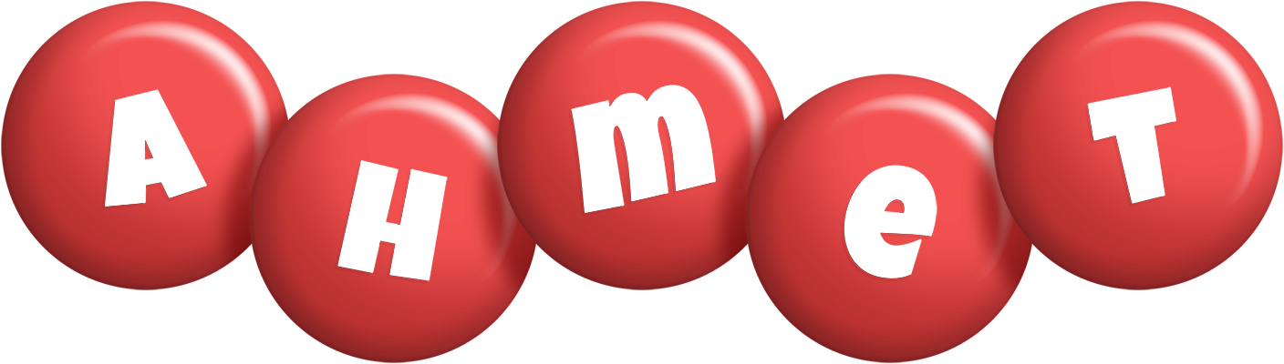 Ahmet candy-red logo