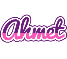 Ahmet cheerful logo