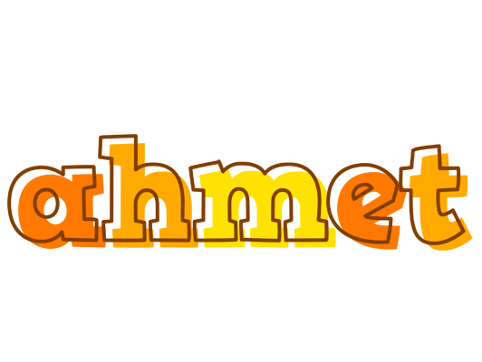 Ahmet desert logo