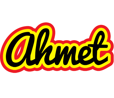 Ahmet flaming logo