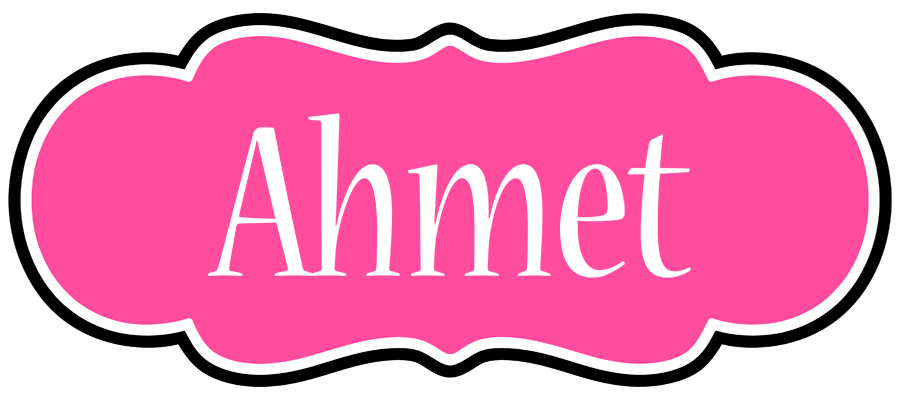 Ahmet invitation logo