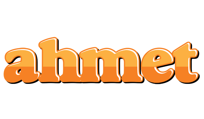 Ahmet orange logo