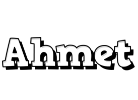 Ahmet snowing logo