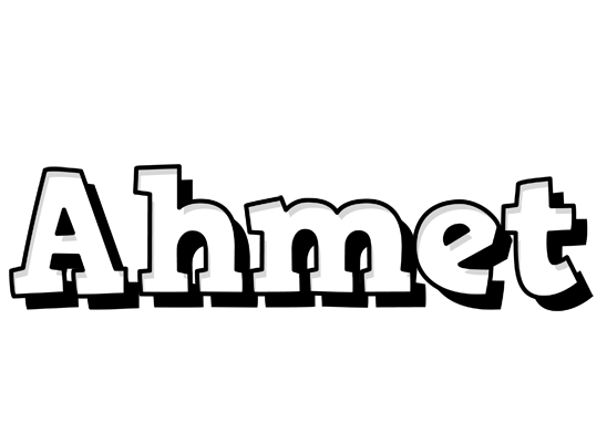 Ahmet snowing logo