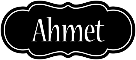 Ahmet welcome logo