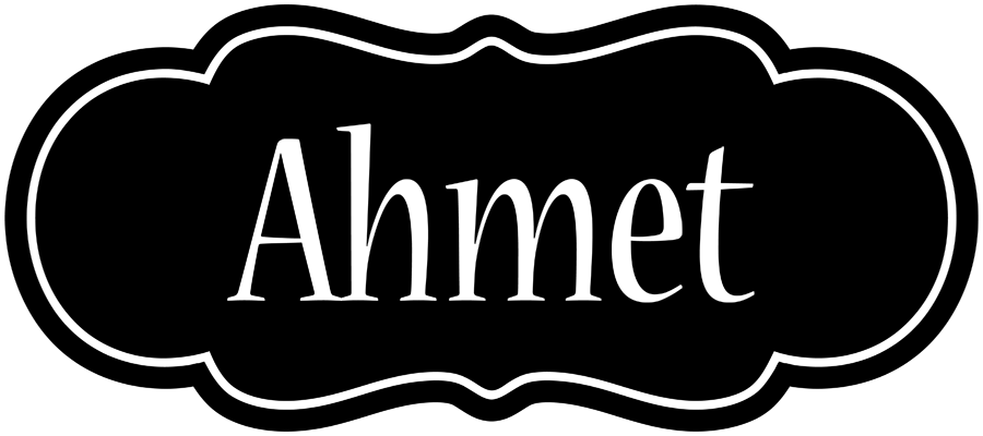 Ahmet welcome logo