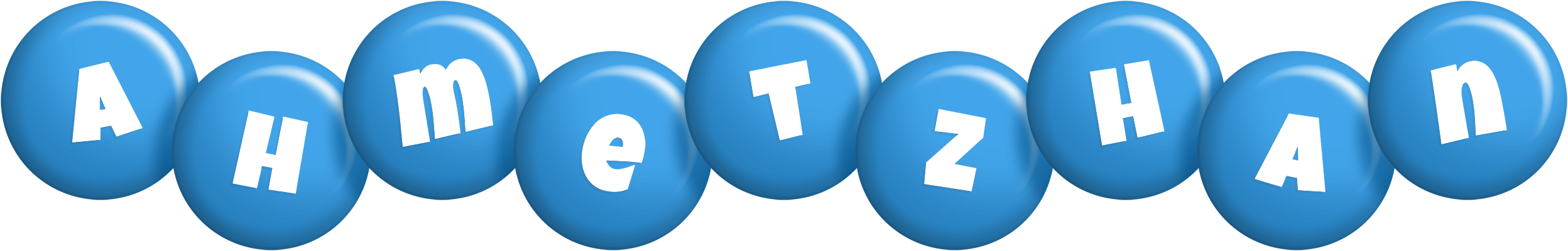 Ahmetzhan candy-blue logo