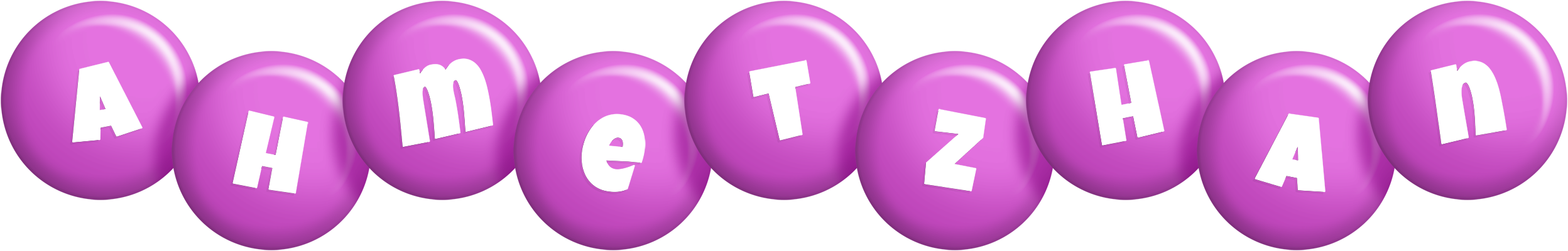 Ahmetzhan candy-purple logo