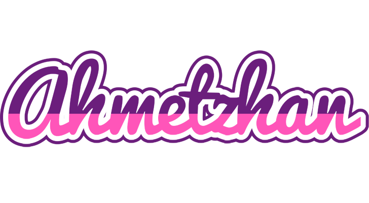 Ahmetzhan cheerful logo