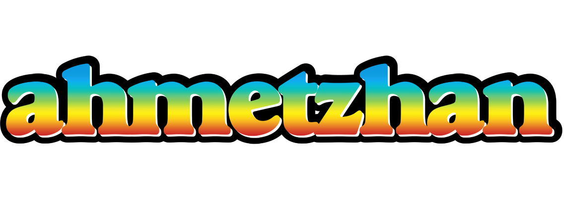 Ahmetzhan color logo